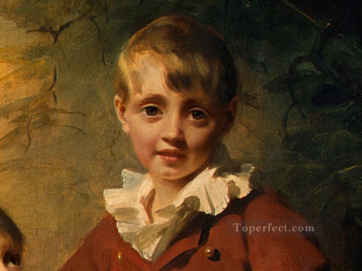 ビニング・チルドレン dt1 スコットランドの肖像画家 ヘンリー・レイバーン油絵